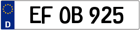 Truck License Plate